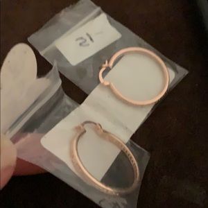 Hoop earrings